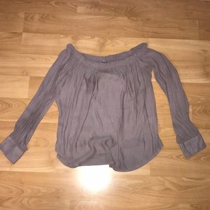 Windsor off the shoulder long sleeve top